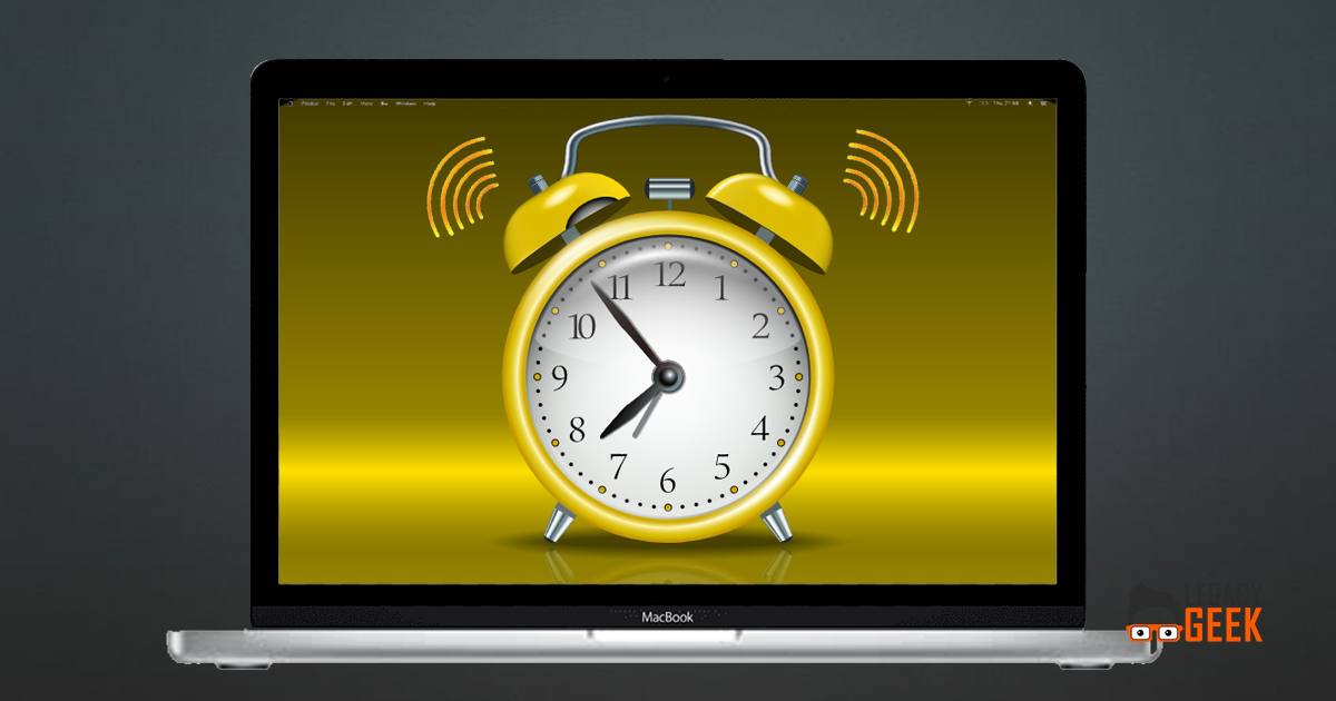 How to set an alarm on Mac? Legacy Geek